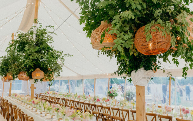 Bespoke lighting design with rattan shades Bespoke lighting design with rattan shades