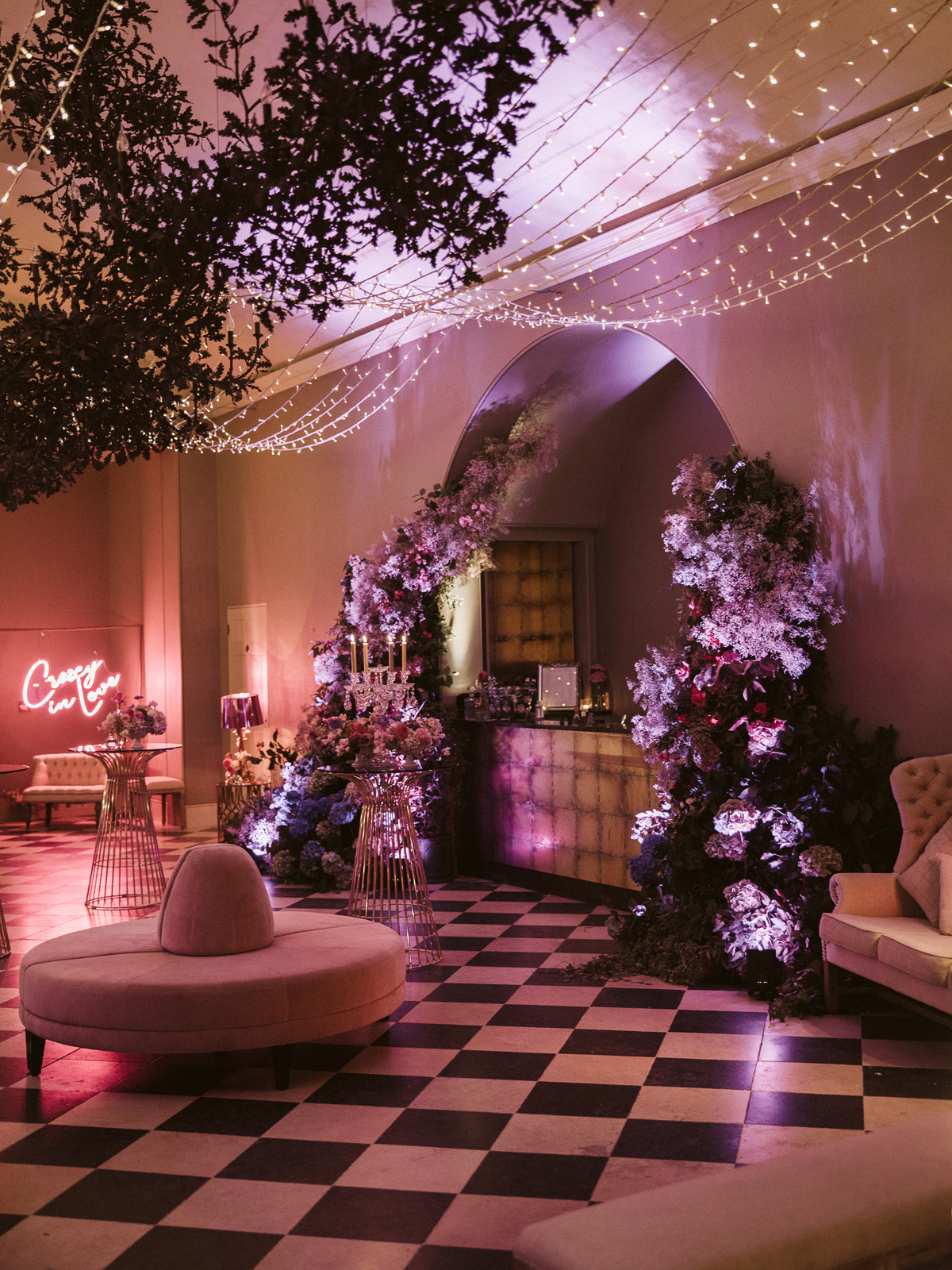 Wilderness Reserve Suffolk Wedding - Orangery Lighting